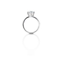 Anello Casciola Gioielli Donna FABRIZIO CASCIOLA in Oro bianco Diamante 0.50 Ct FUOCO CT 0.50 F VS2 GIA - FUOCO CT 0.50 F VS2 GIA
